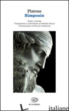 SIMPOSIO. TESTO GRECO A FRONTE