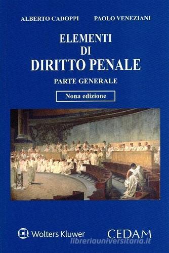 ELEMENTI DI DIRITTO PENALE. PARTE GENERALE