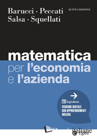 MATEMATICA PER L'ECONOMIA E L'AZIENDA
