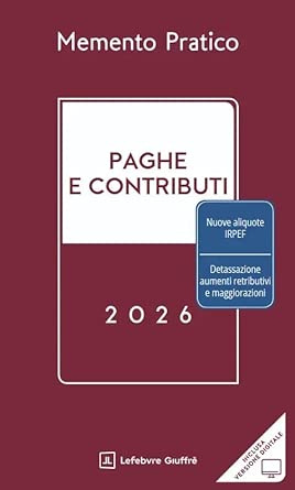 MEMENTO PAGHE CONTRIBUTI 2026