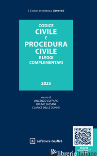 CODICE CIVILE E PROCEDURA CIVILE E LEGGI COMPLEMENTARI