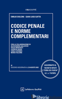 CODICE PENALE E NORME COMPLEMENTARI