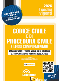 CODICE CIVILE E DI PROCEDURA CIVILE E LEGGI COMPLEMENTARI