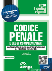 CODICE PENALE E LEGGI COMPLEMENTARI