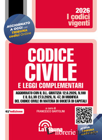 CODICE CIVILE E LEGGI COMPLEMENTARI 2026