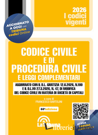 CODICE CIVILE E DI PROCEDURA CIVILE E LEGGI COMPLEMENTARI 2026