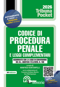 CODICE DI PROCEDURA PENALE E LEGGI COMPLEMENTARI 2026