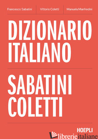 DIZIONARIO ITALIANO SABATINI COLETTI
