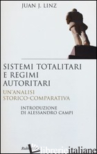 SISTEMI TOTALITARI E REGIMI AUTORITARI. UN'ANALISI STORICO-COMPARATIVA
