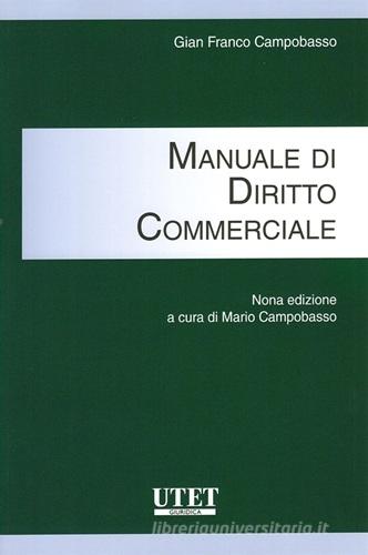 MANUALE DI DIRITTO COMMERCIALE
