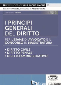 PRINCIPI GENERALI DEL DIRITTO PER L'ESAME DI AVVOCATO E IL CONCORSO IN MAGISTRAT