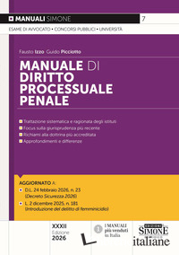 MANUALE DI DIRITTO PROCESSUALE PENALE