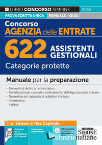 CONCORSO AGENZIA DELLE ENTRATE. 622 ASSISTENTI GESTIONALI. CATEGORIE PROTETTE. M