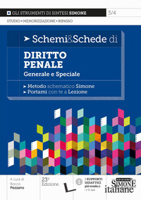 SCHEMI & SCHEDE DI DIRITTO PENALE. GENERALE E SPECIALE