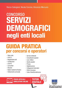 MANUALE DEI SERVIZI DEMOGRAFICI. GUIDA PRATICA PER CONCORSI E OPERATORI. CON SOF