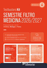TESTBUSTERS. KIT SEMESTRE FILTRO 2026/2027. CON SOFTWARE DI SIMULAZIONE