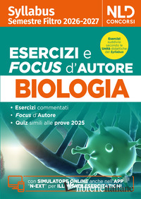 TEST MEDICINA SEMESTRE FILTRO BIOLOGIA. MANUALE CON ESERCIZI E FOCUS 2026 IN LIN