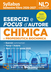 TEST MEDICINA SEMESTRE FILTRO CHIMICA. MANUALE CON ESERCIZI E FOCUS 2026 IN LINE