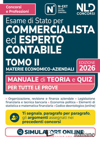 MANUALE ESAME DI STATO PER COMMERCIALISTA ED ESPERTO CONTABILE. MATERIE ECONOMIC