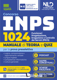 CONCORSO INPS 1024 FUNZIONARI PROGETTAZIONE, EROGAZIONE E CONTROLLO DEI SERVIZI 