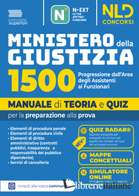 CONCORSO 1500 FUNZIONARI MINISTERO DELLA GIUSTIZIA. PROGRESSIONE DALL'AREA DEGLI