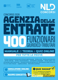 CONCORSO AGENZIA DELLE ENTRATE ADE 2026 400 FUNZIONARI GIURIDICO-TRIBUTARI. MANU