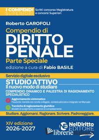 COMPENDIO SUPERIORE DI DIRITTO PENALE. PARTE SPECIALE 2026-2027